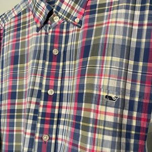 COPY - Vineyard Vines Classic Fit Tucker Shirt Plaid Whale XX Large Multi-Color…